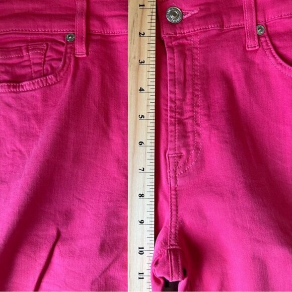 7 for all mankind Skinny casual women’s Red Jeans. Size 31 - Picture 8 of 8